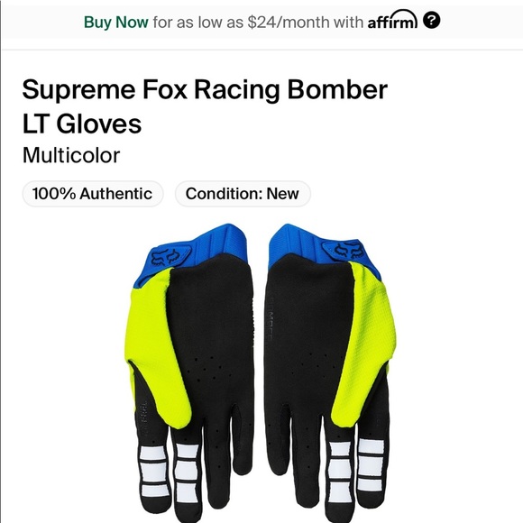 Supreme X Fox Racing Moto Gear - Picture 16 of 16